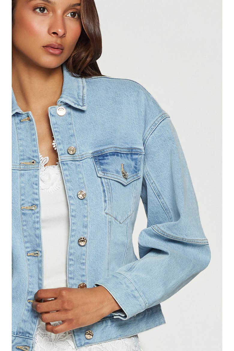 Jolie Denim Jacket, Alternate, color, Light Blue