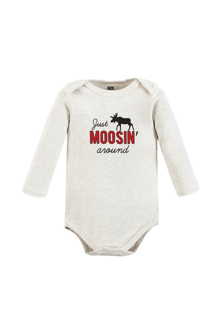 Infant Apparel Set in Soft Cotton, Alternate, color, Winter Moose