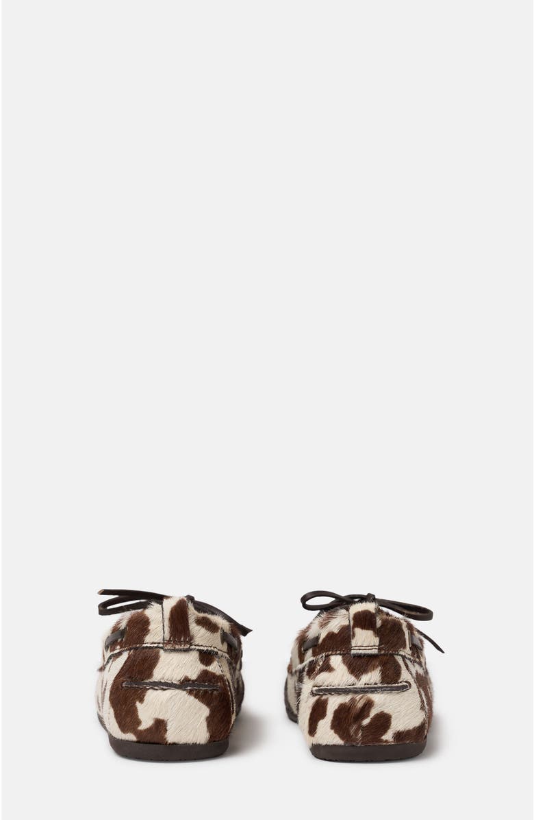 SCAROSSO Avery Boat Shoes, Alternate, color, Cow Print - Ponyhair - Calf