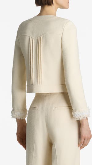 ジャケット [SHOPPERMADE] Classical Fringe Tweed Jacket (2color) SHOPPERMADE] Classical Fringe Tweed Jacket (2color