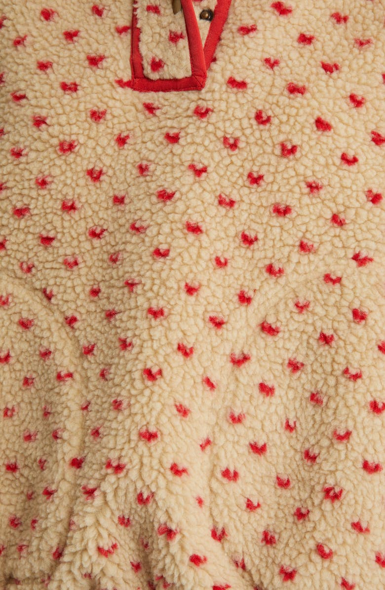 THE GREAT. Countryside High Pile Fleece Pullover, Alternate, color,