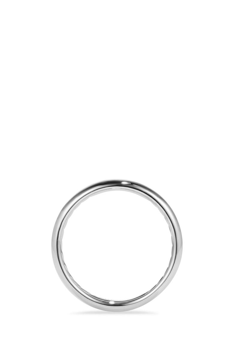 David Yurman Band Ring in Platinum, Alternate, color,
