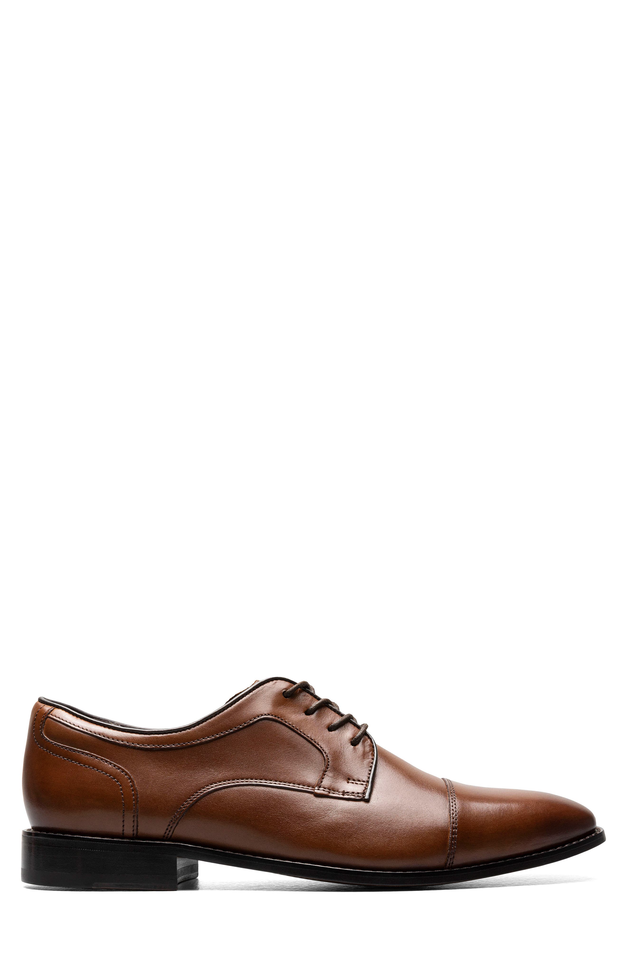 Florsheim Conetta Cap Toe Derby, Alternate, color, Cognac