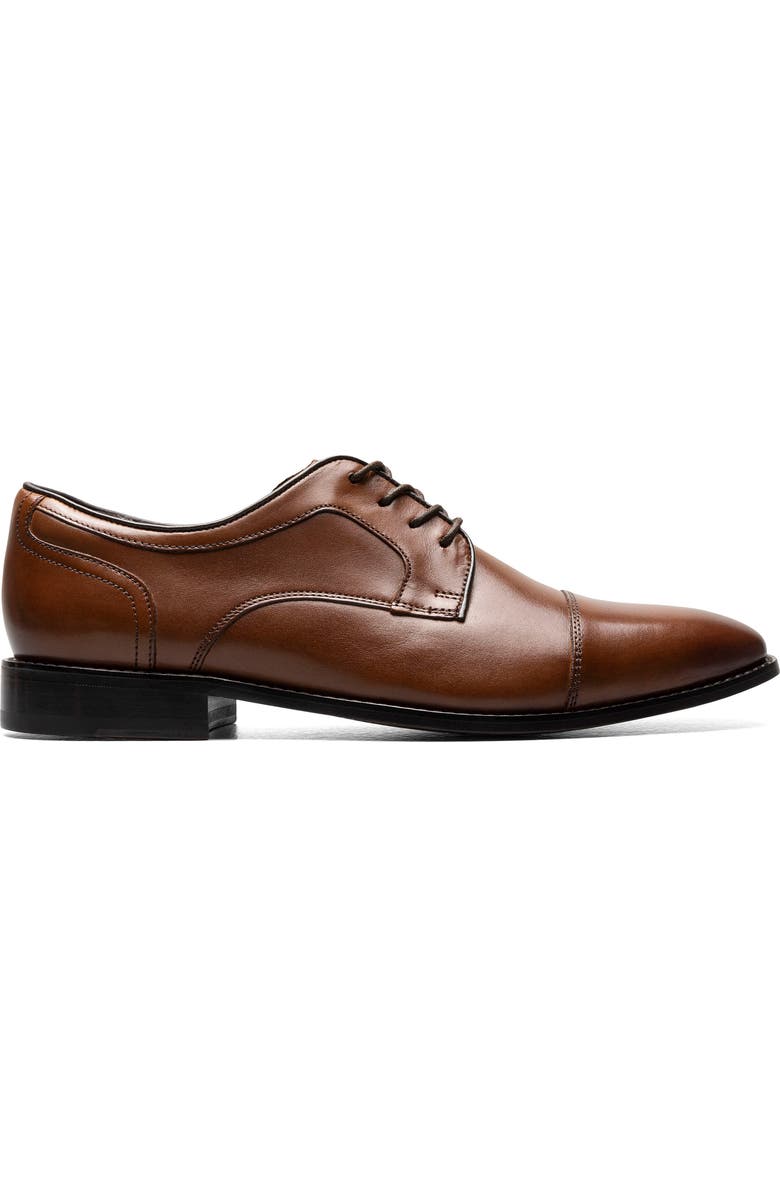Florsheim Conetta Cap Toe Derby, Alternate, color, Cognac