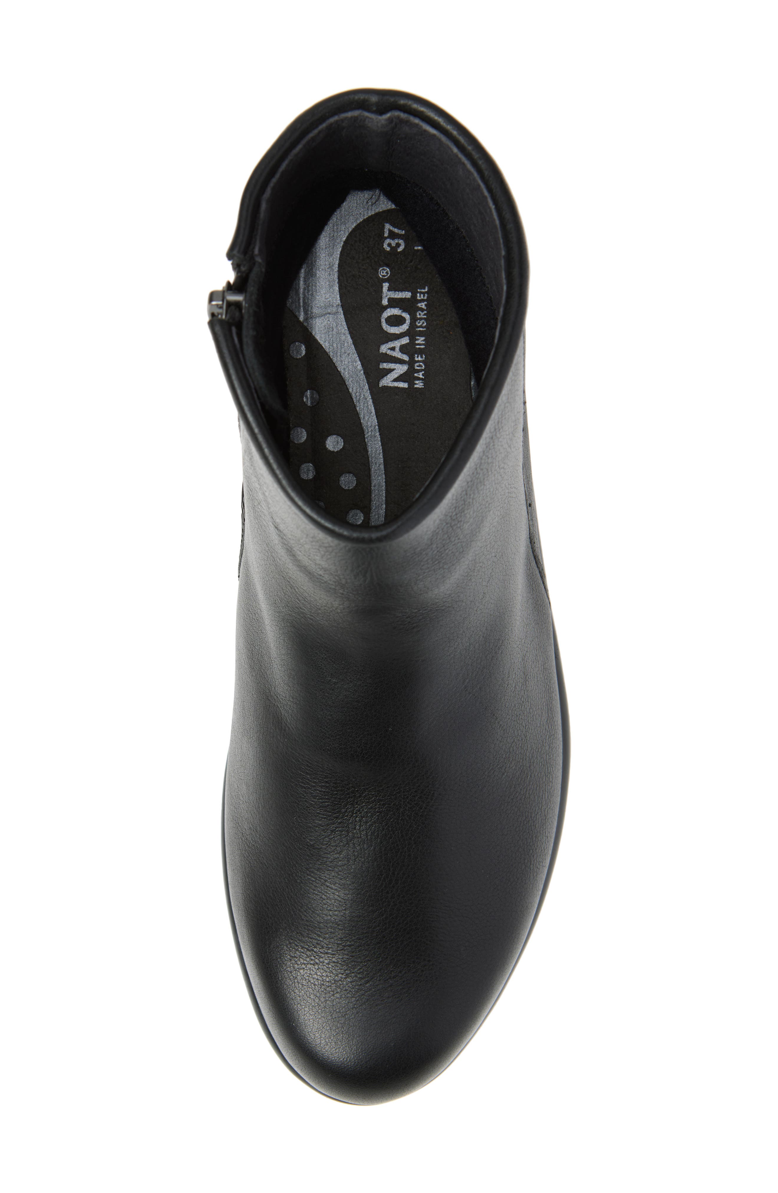 Naot Norther Bootie, Alternate, color, Water Resistant Black Leather