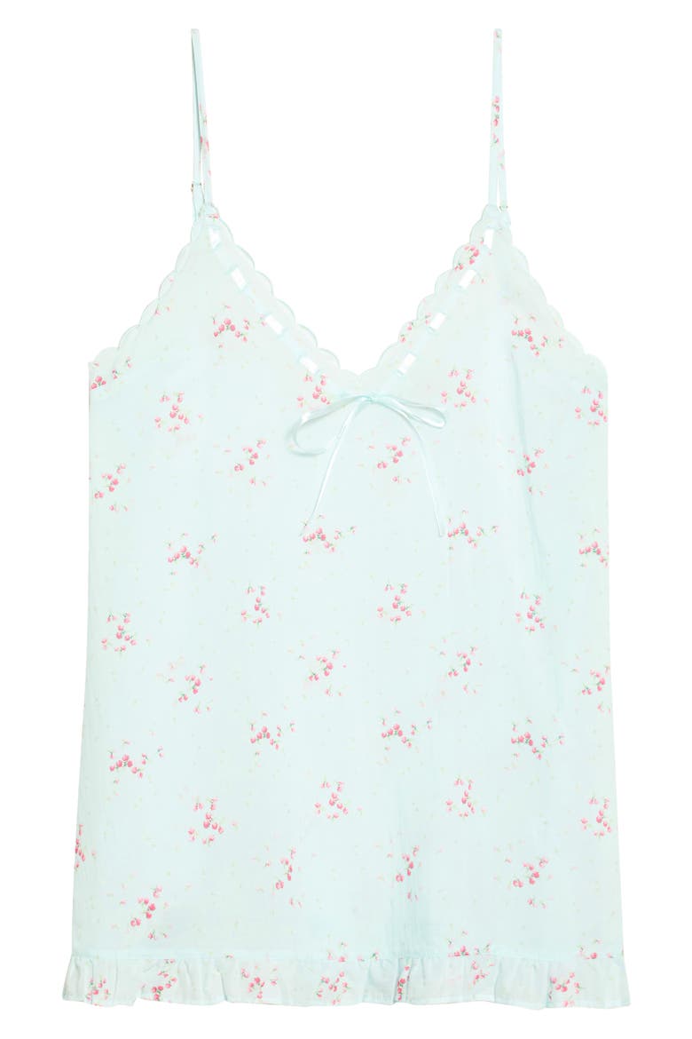 Fiocco Floral Chemise, Main, color, MARINE