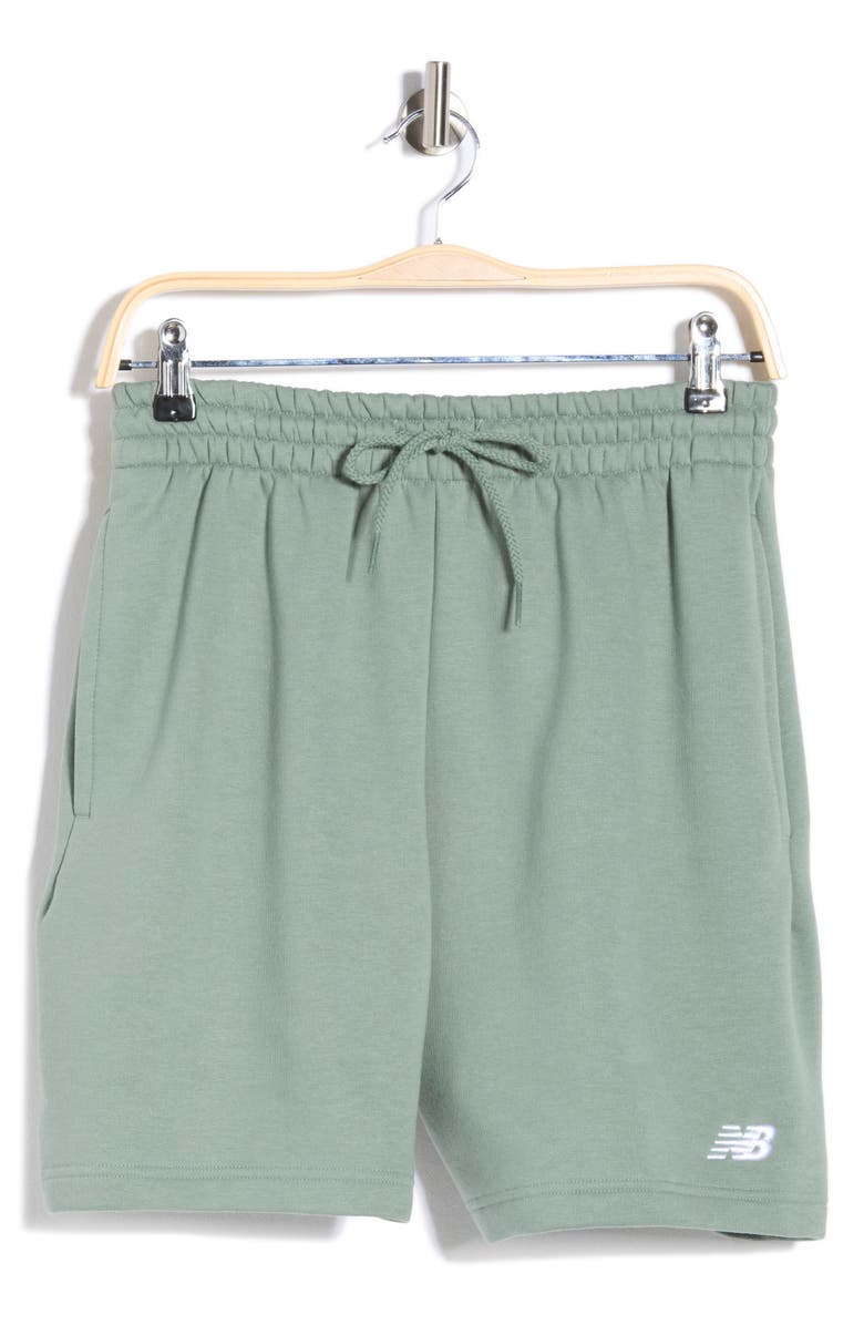 New Balance Sport Essentials Fleece Shorts, Main, color, Dark Juniper