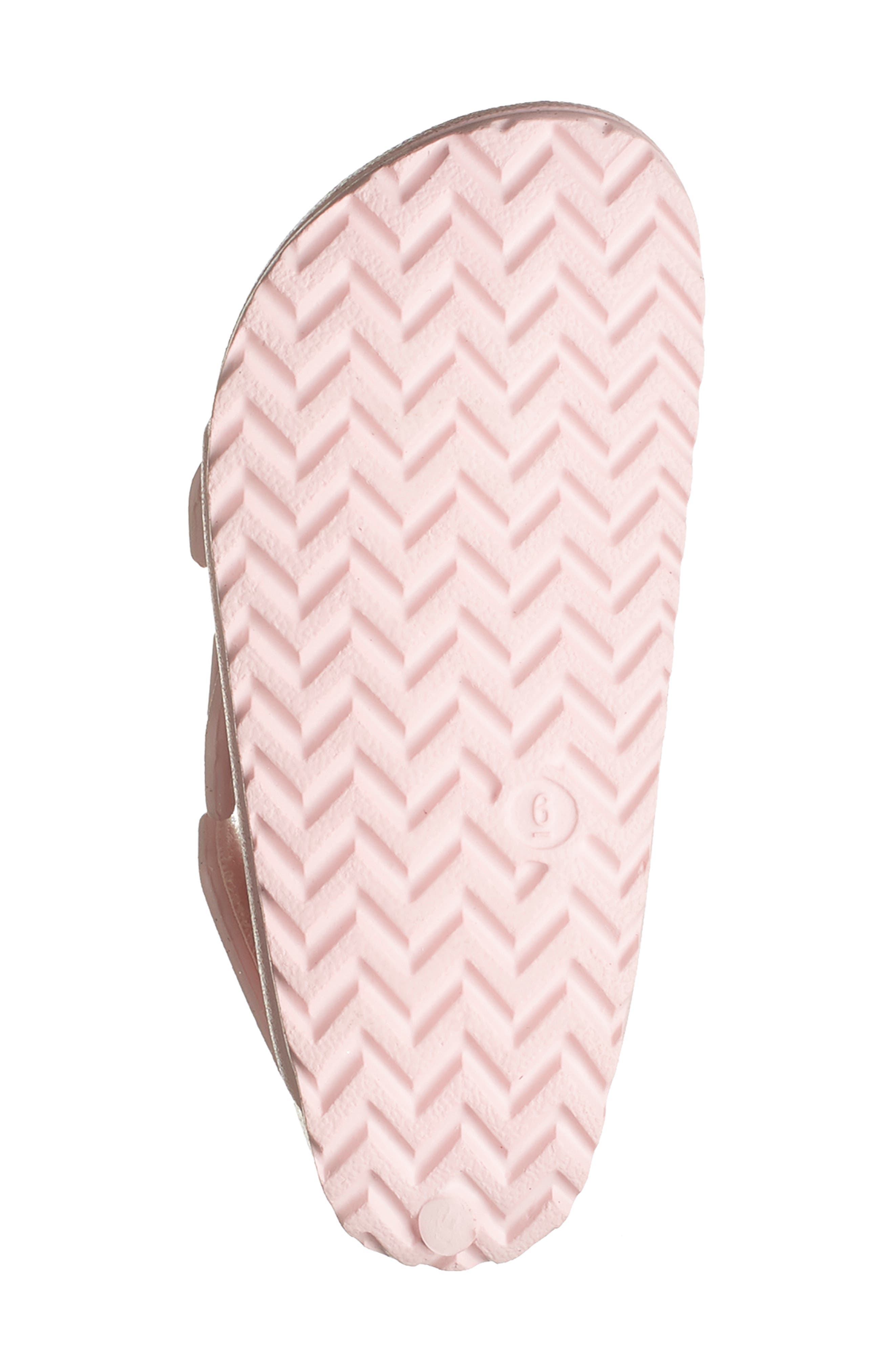 Sage Sandal, Alternate, color, PINK GLITTER