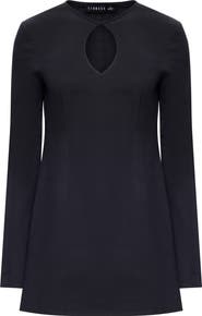 LIONESS Prima Luce Long Sleeve Keyhole Minidress