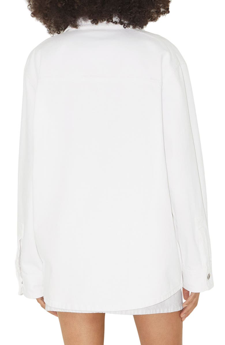 Burberry Benssen Denim Overshirt, Alternate, color,