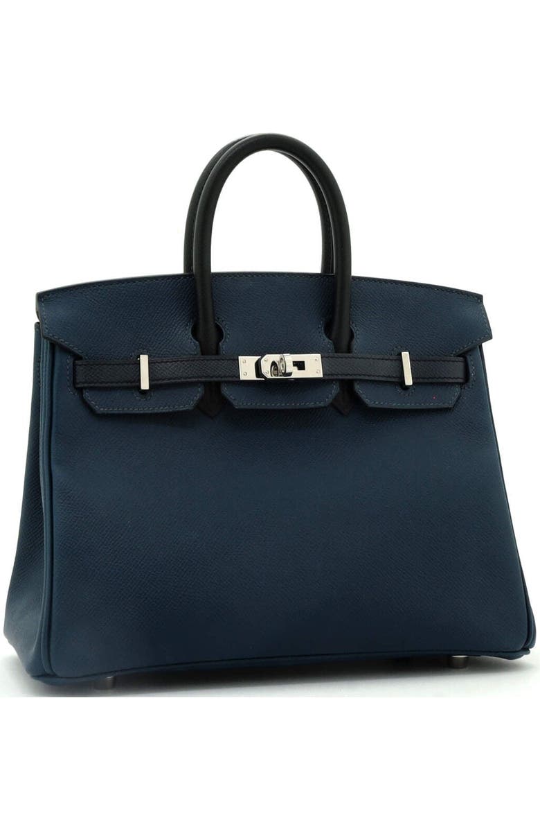 Pre-Owned Hermes Birkin Handbag Tricolor Epsom with Palladium Hardware 25, Alternate, color,