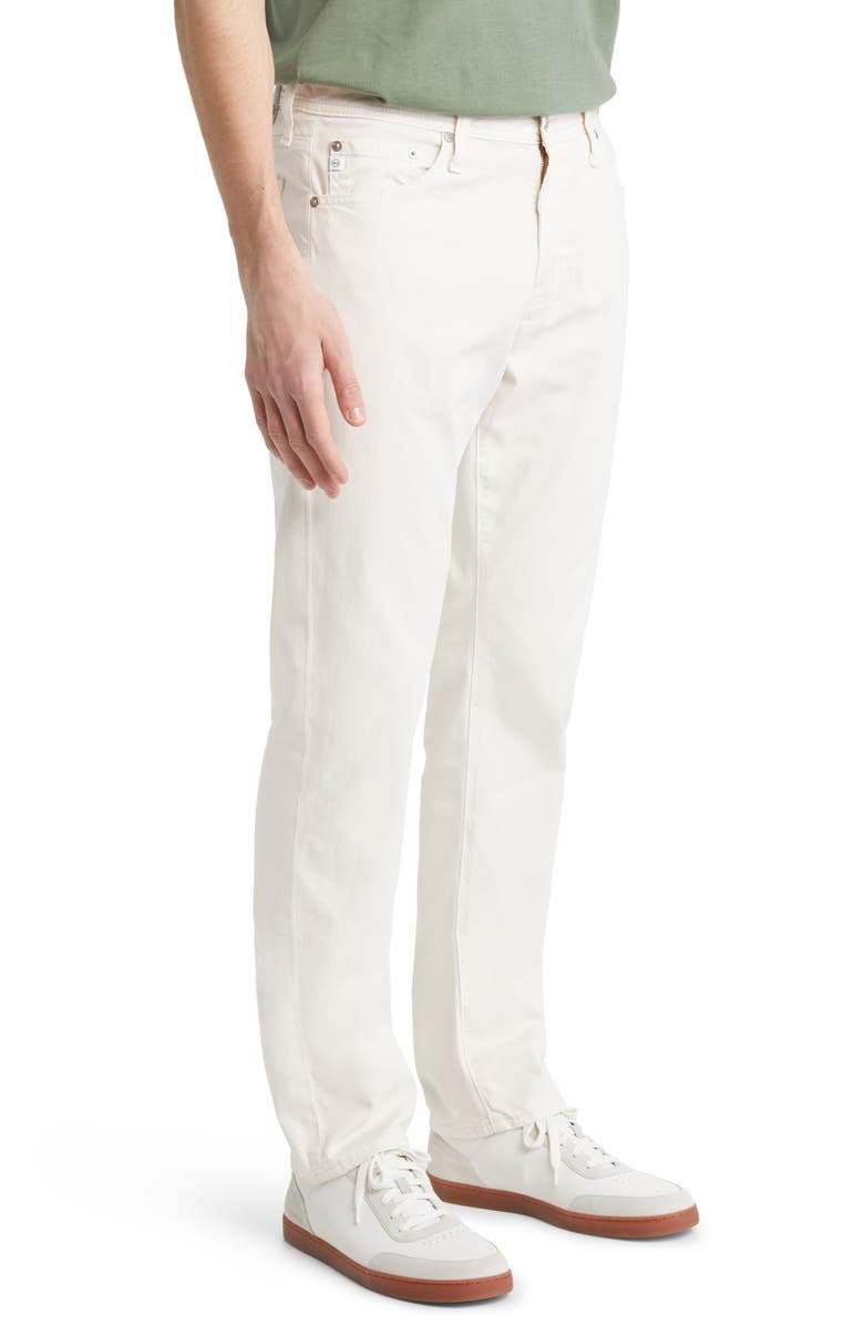 Everett Sueded Stretch Sateen Slim Straight Leg Pants