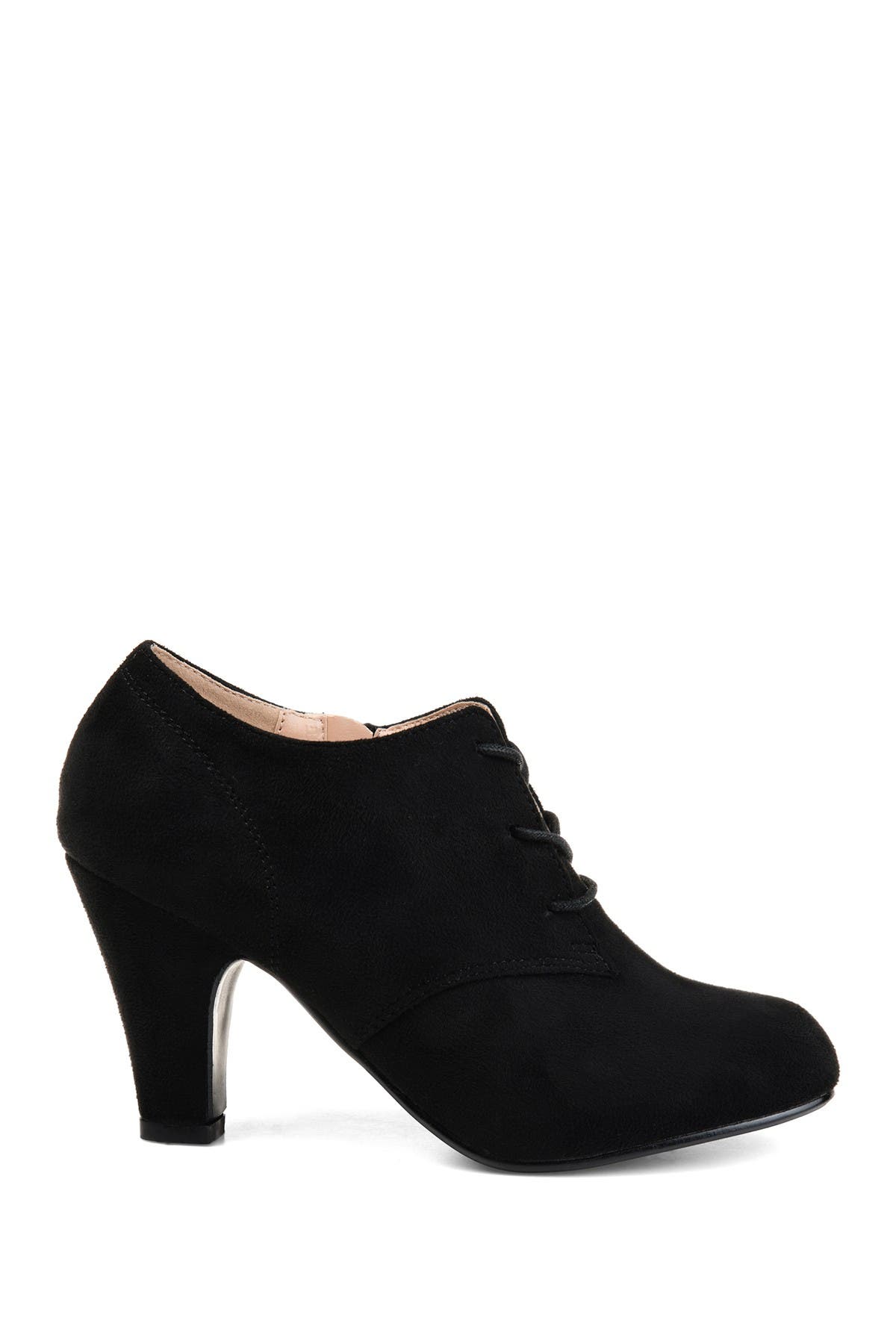 Journee Collection Leona Lace-Up Bootie - Wide Width, Alternate, color, 