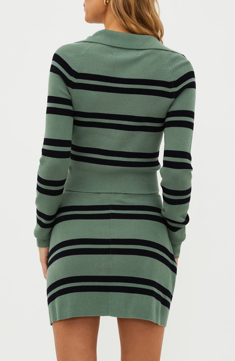 Beach Riot Catalina Stripe Crop Sweater, Alternate, color,