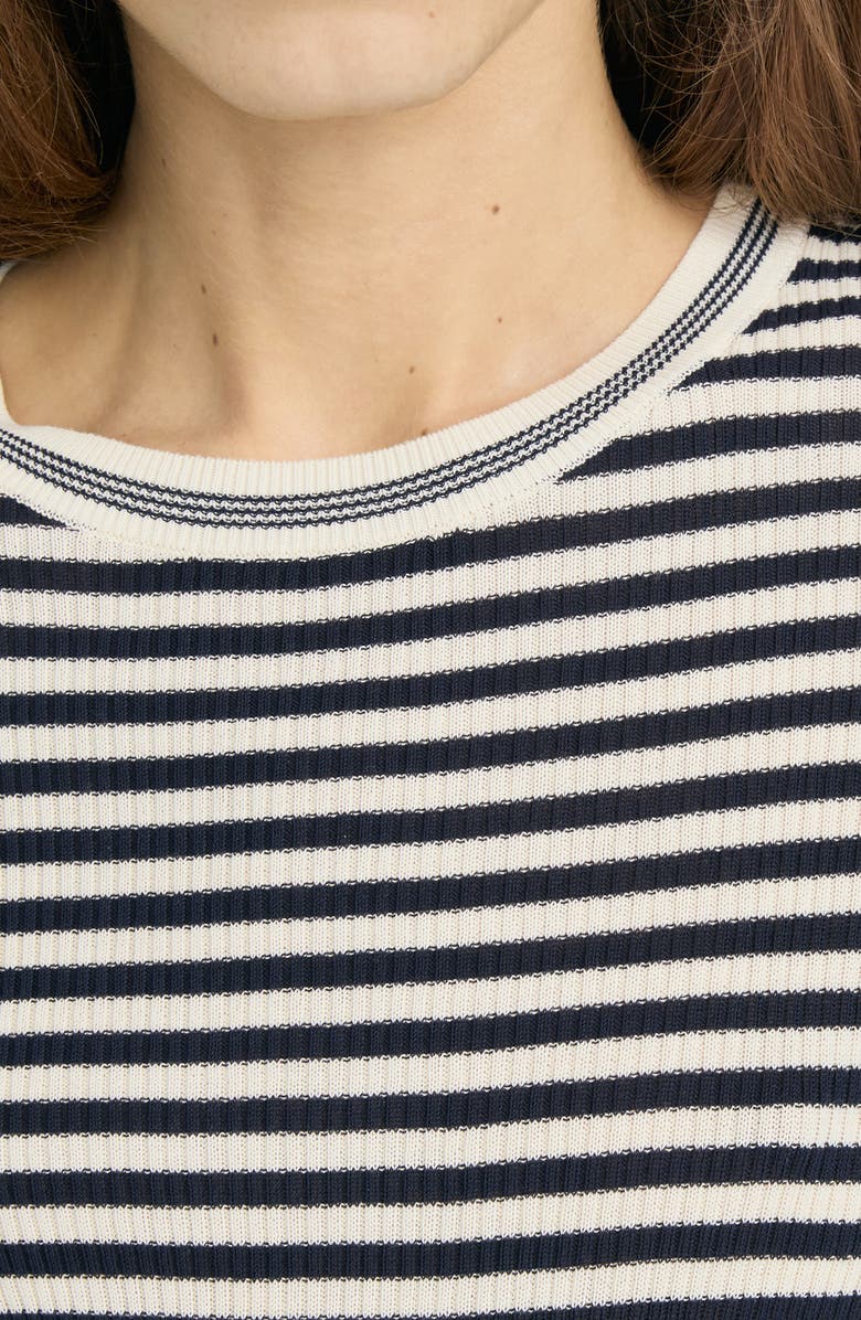 FRAME The Cruise Rib Sweater, Alternate, color, Cream Multi