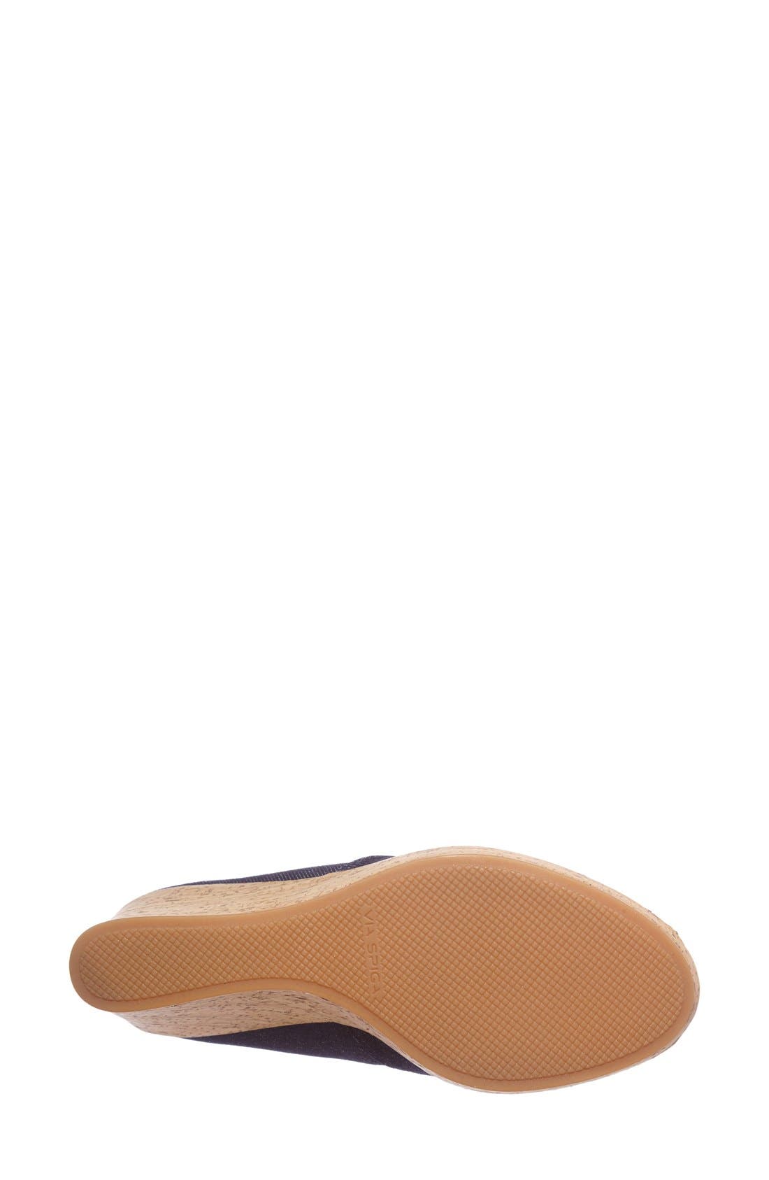 Via Spiga 'Stam' Open Toe Platform Wedge, Alternate, color, 