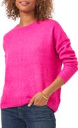 Vince Camuto Exposed Seam Crewneck Sweater