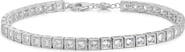 Sterling Forever Christina Cubic Zirconia Tennis Bracelet