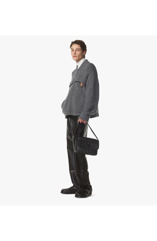 Mcm Aren Messenger Bag In Black