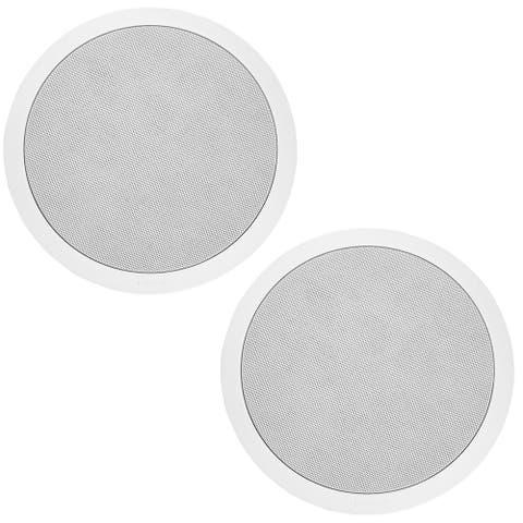 MC 80 8" In Ceiling Speakers - Pair (White)