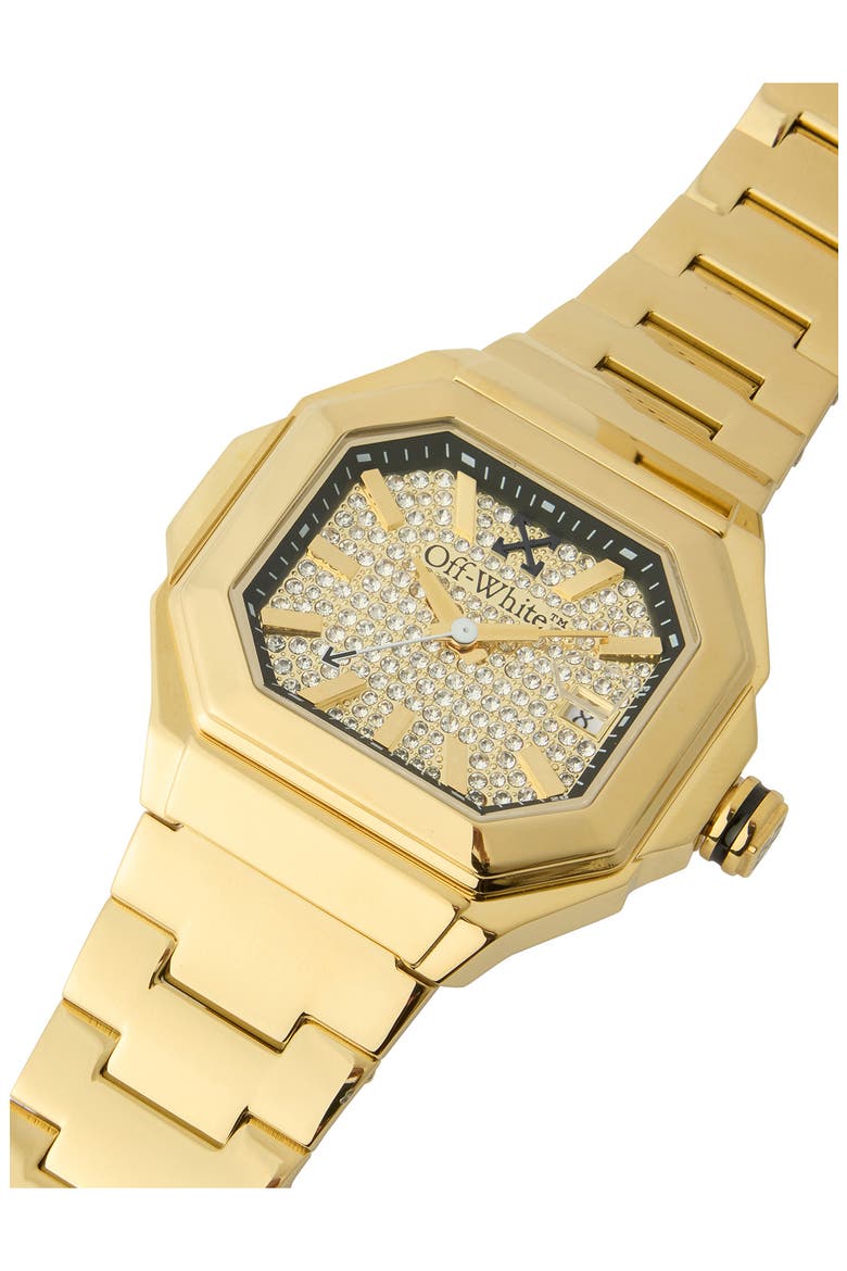 Shift Bracelet Watch, 38.5mm x 40mm, Alternate, color, IP YELLOW GOLD
