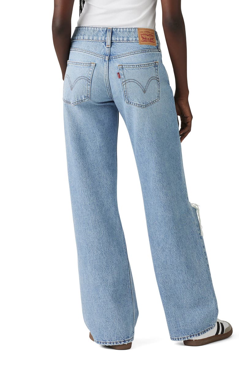 Levi's<sup>®</sup> Ripped Superlow Wide Leg Jeans, Alternate, color, Table Talk W Dx