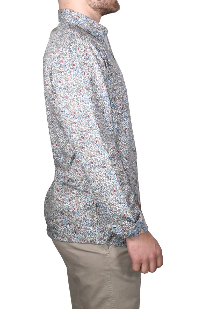 Vintage 1946 Modern Fit Ditsy Button-Up Shirt, Alternate, color,