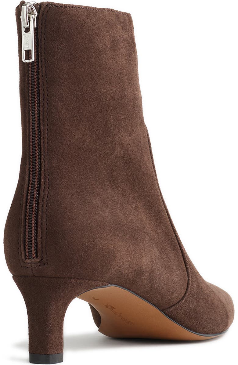 Madewell Dimes Kitten Heel Bootie, Alternate, color, Turkish Coffee