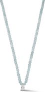 SPHERA MILANO Beaded Pear Pendant Necklace
