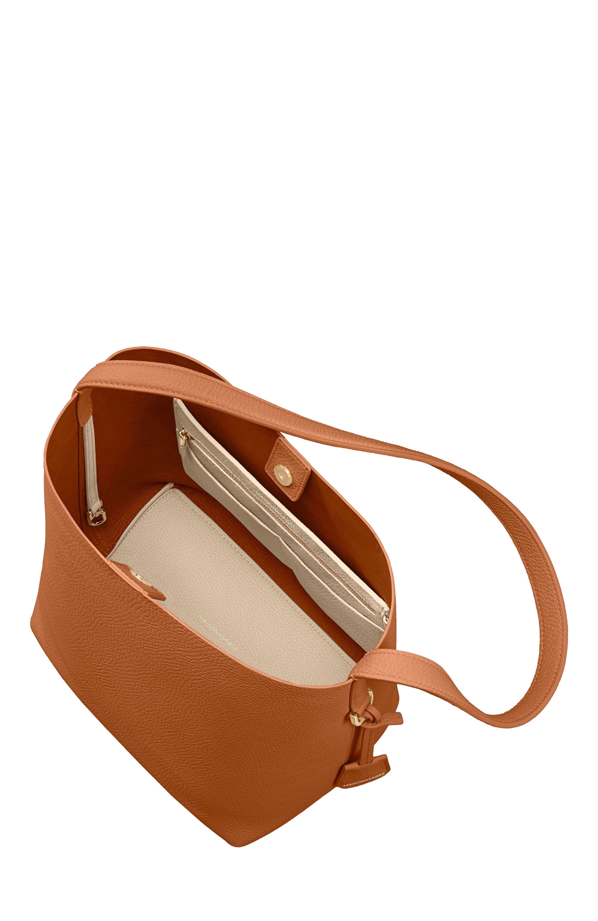The Bucket Soft Tote, Alternate, color, Pecan Nude