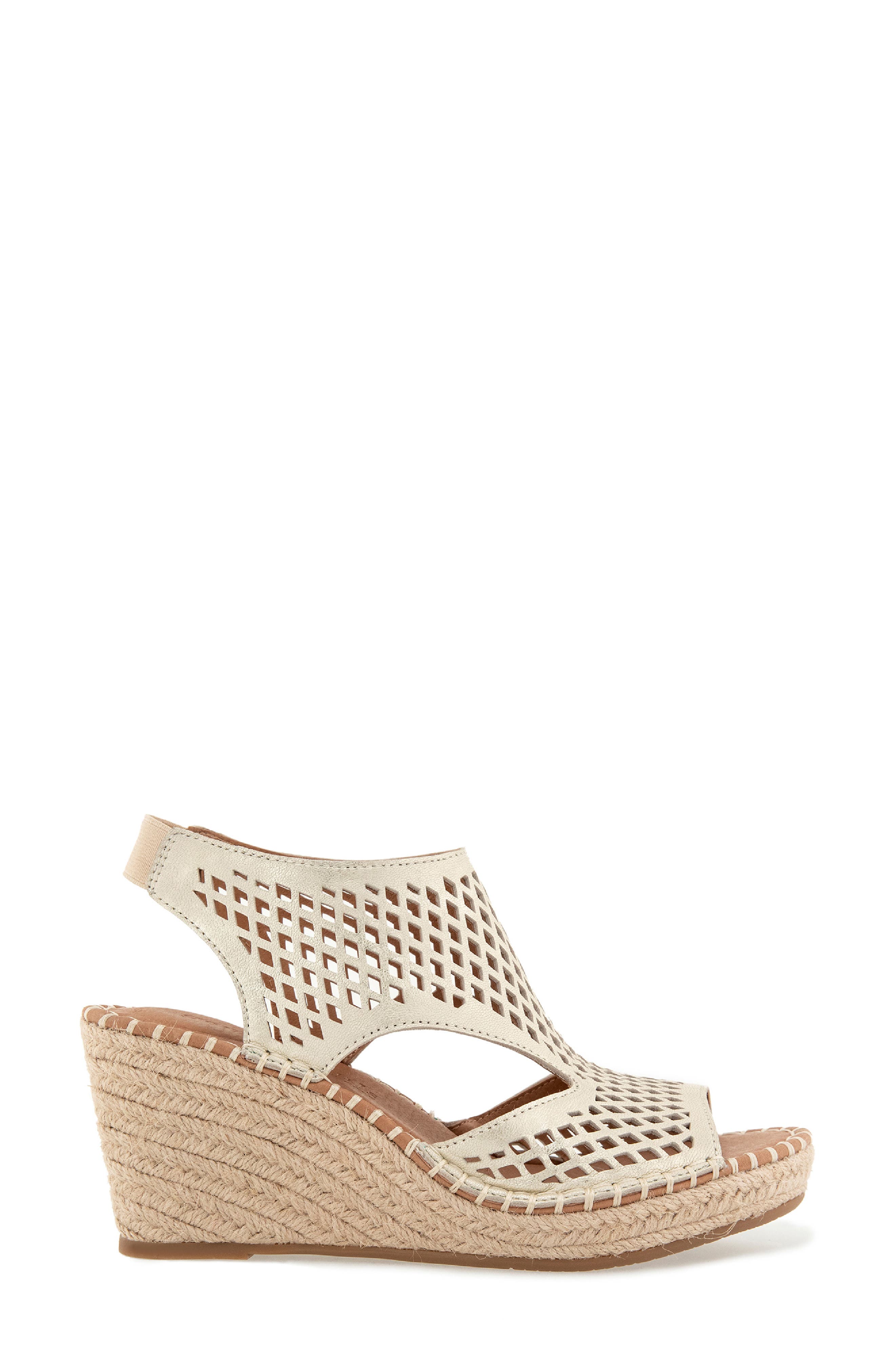 Cody Espadrille Wedge Sandal, Alternate, color, ICE LEATHER