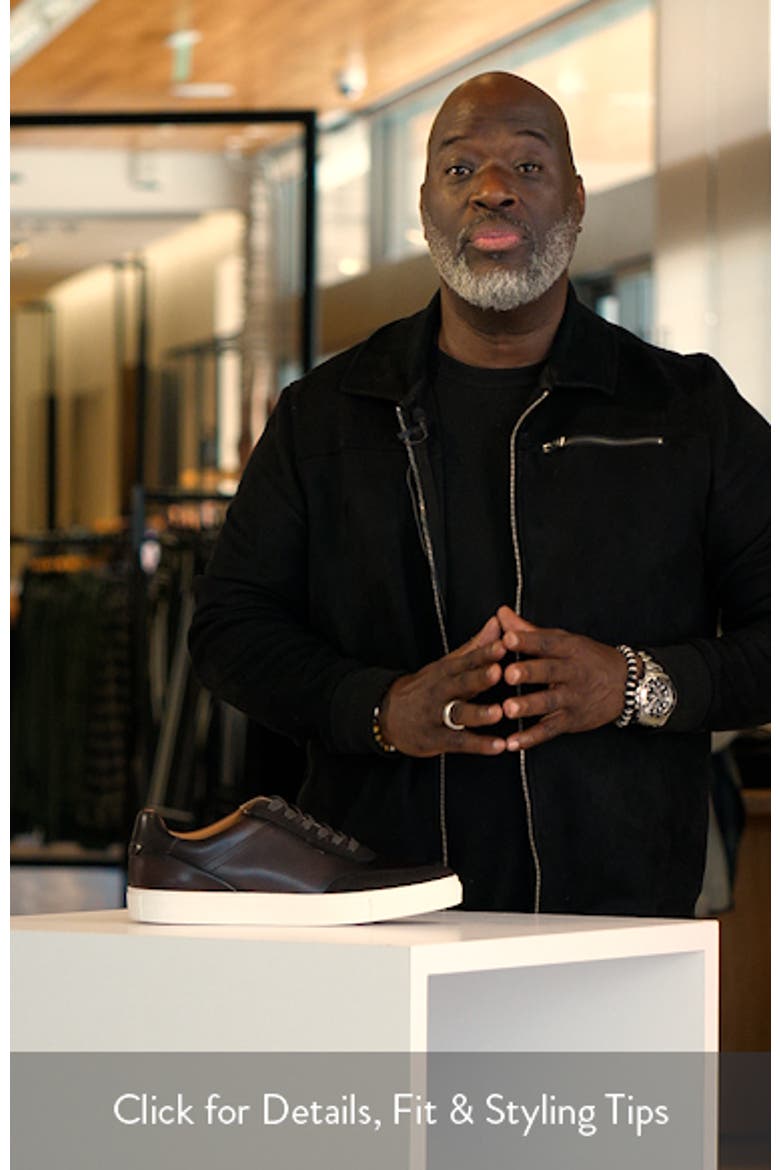 Arlo Leather & Suede Low Top Sneaker video