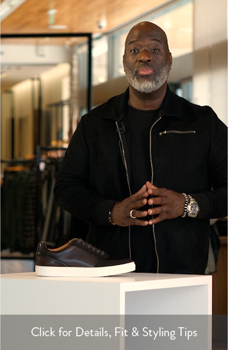 Arlo Leather & Suede Low Top Sneaker, sales video thumbnail