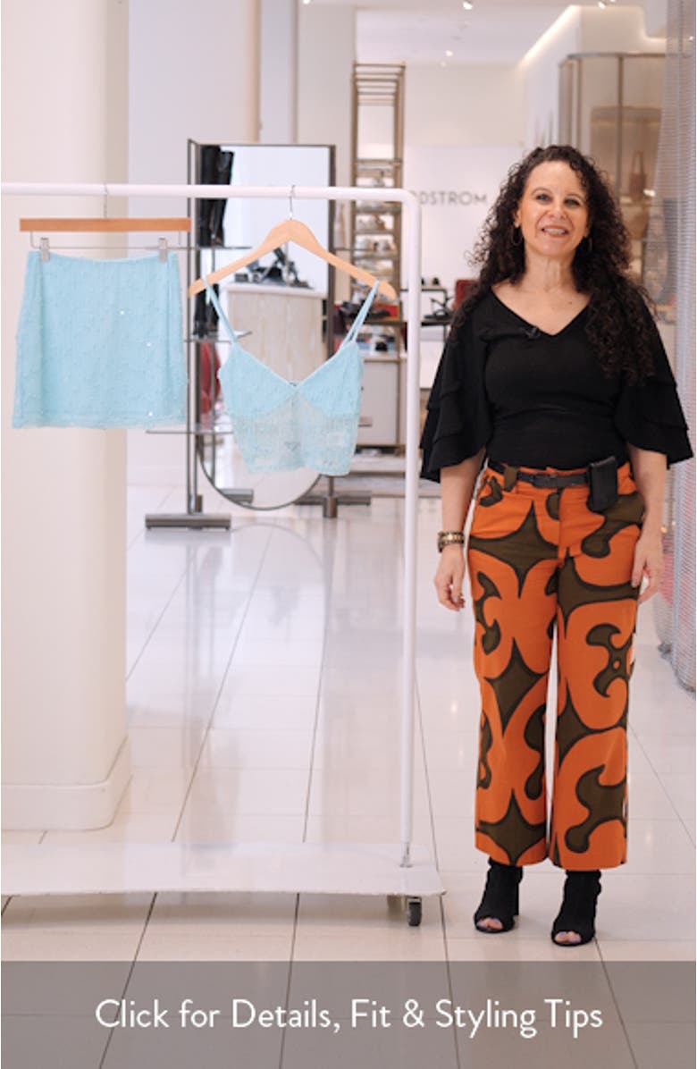 Aarti Crochet-Inspired Top & Miniskirt, sales video thumbnail