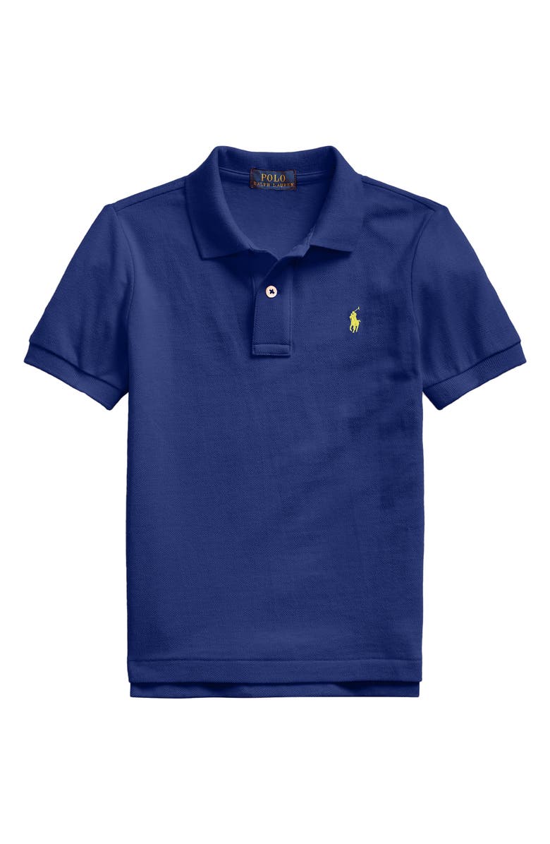 Polo Ralph Lauren Kids' Cotton Piquè Polo, Main, color, Blue