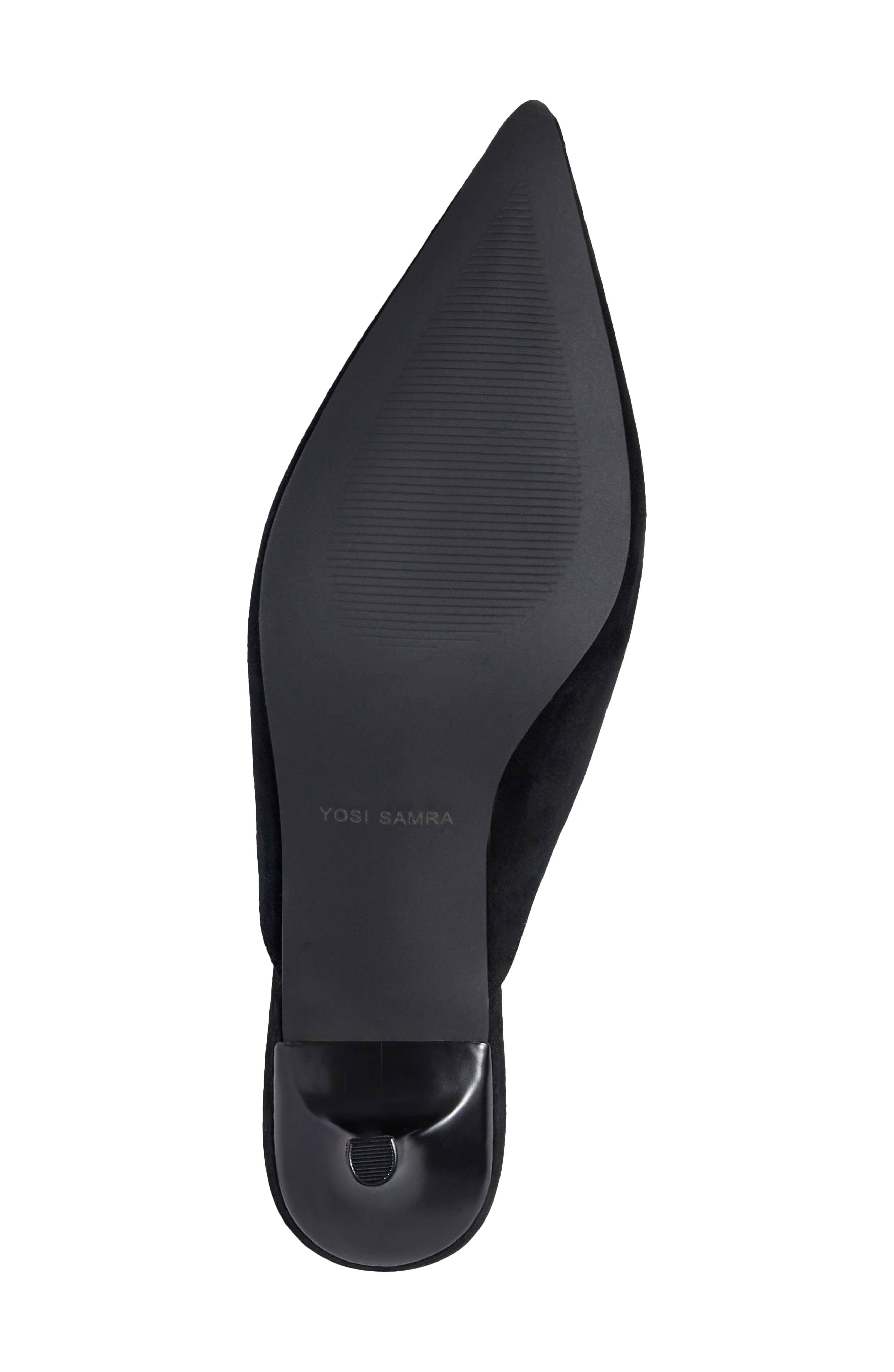 Nolita Heeled Mule, Alternate, color, BLACK