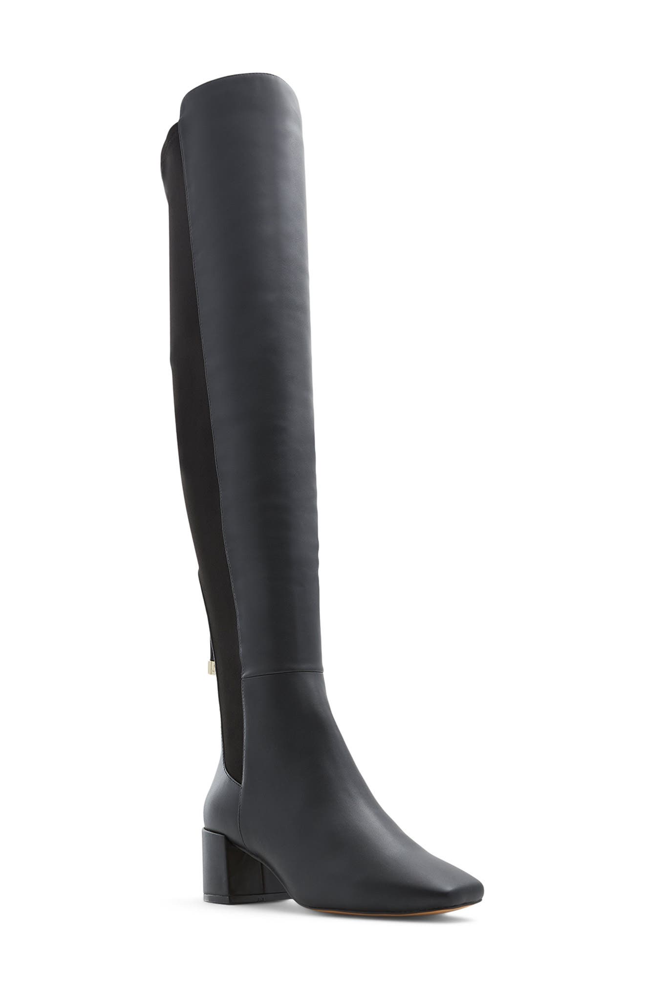ALDO Pellagia Over the Knee Boot, Main, color, Black