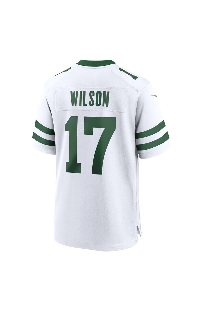 Nike Men's Nike Garrett Wilson White New York Jets Legacy Player Game Jersey, Alternate, color,