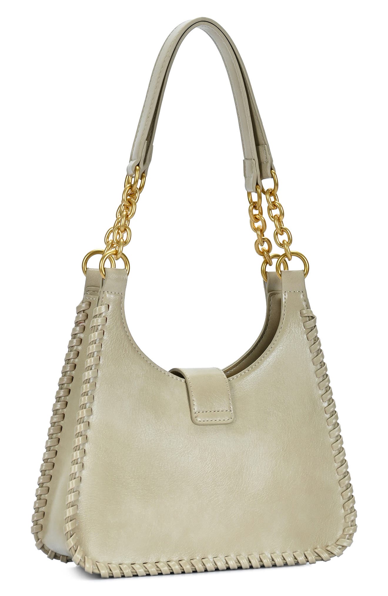 Whipstitch Shoulder Bag, Alternate, color, STONE