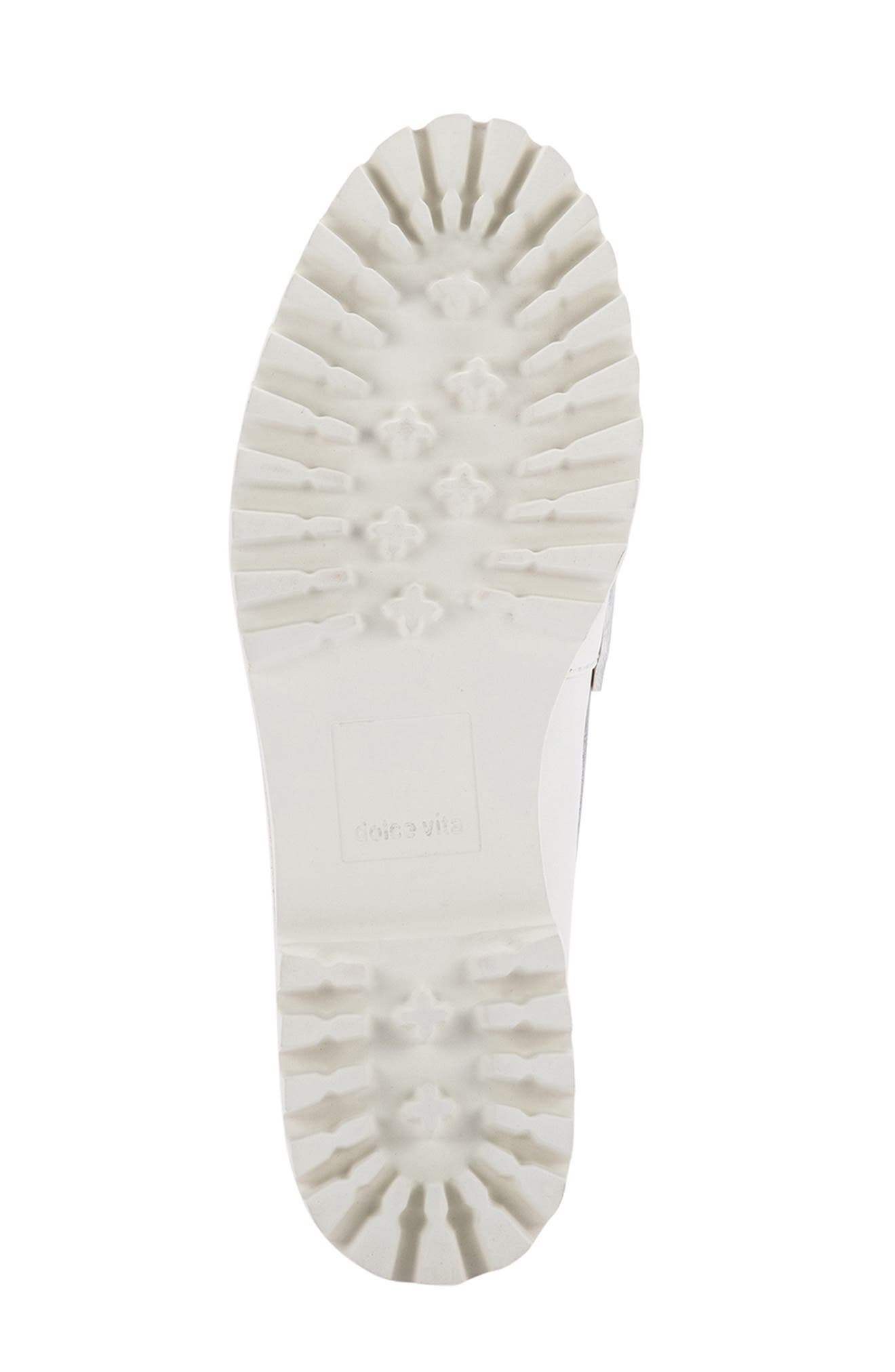Aubree Croc Embossed Loafer, Alternate, color, WHITE LEATHER