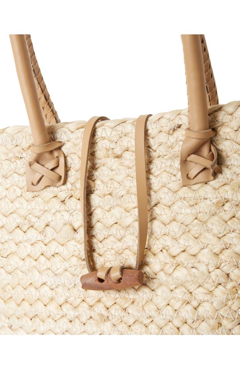 Billabong From Paradise Straw Tote, Alternate, color, Natural