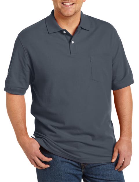 Big & Tall Pocket Piqué Polo Shirt
