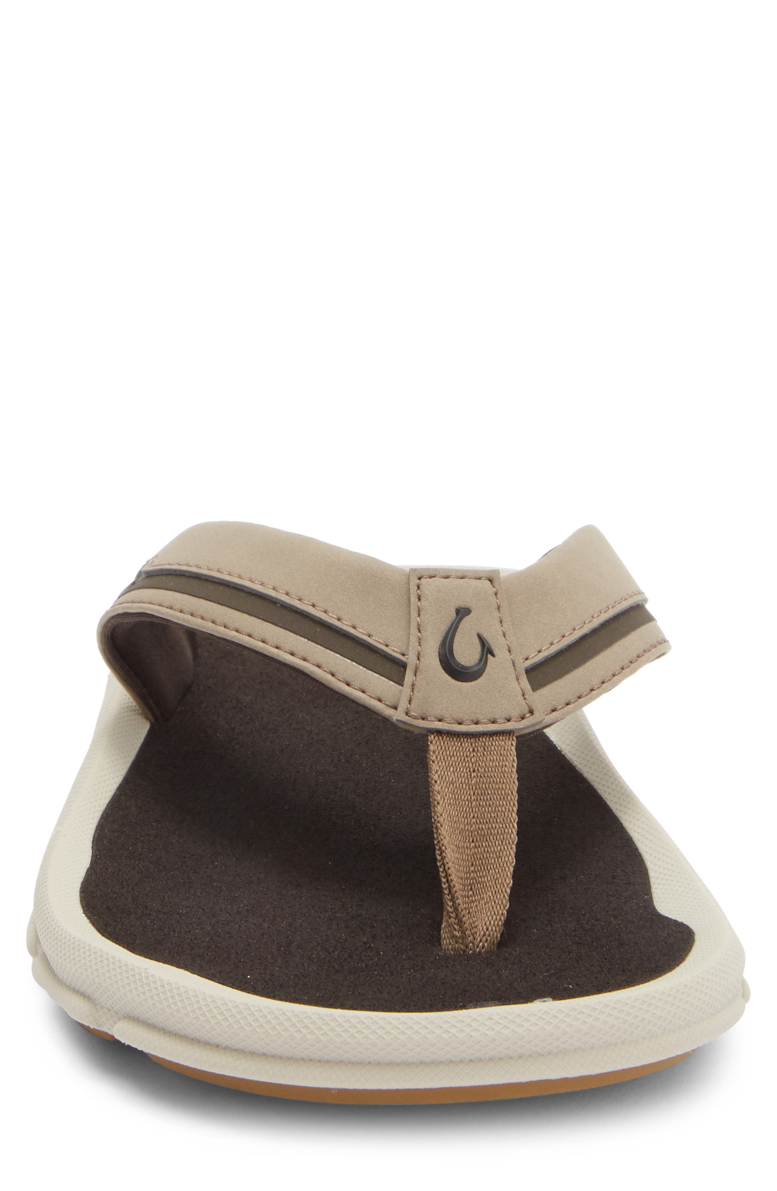 Akeu Flip Flop, Alternate, color, MUSTANG / DARK JAVA