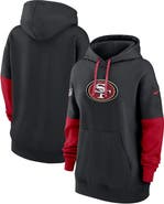 Nike Women's Nike Black San Francisco 49ers 2024 Sideline Essential Fleece Pullover Hoodie