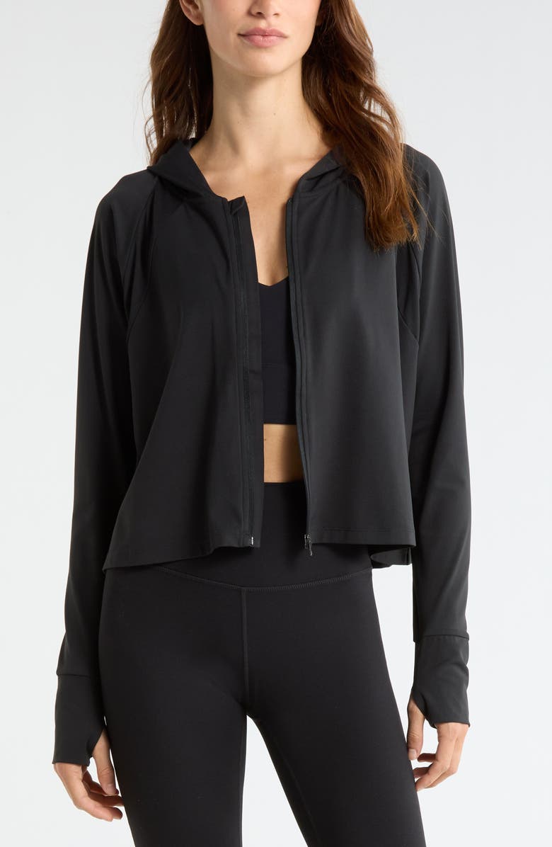 Zella Revitalize Jacket, Main, color, Black