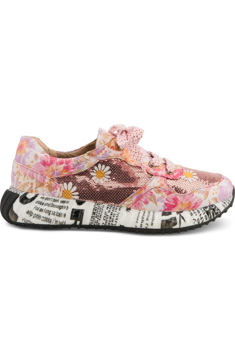 L'Artiste by Spring Step Zingy Sneaker, Alternate, color, Pink Multi
