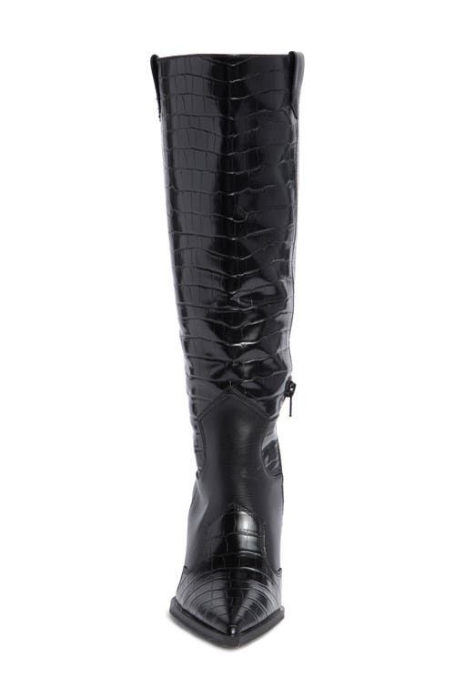 Steven New York Lanza Knee High Boot In Black