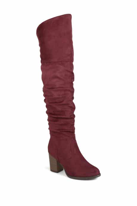 Journee Collection JOURNEE Kaison Ruched Tall Boot - Extra Wide Calf