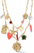 CHLOE AND MADISON Set of 2 Charm Necklaces