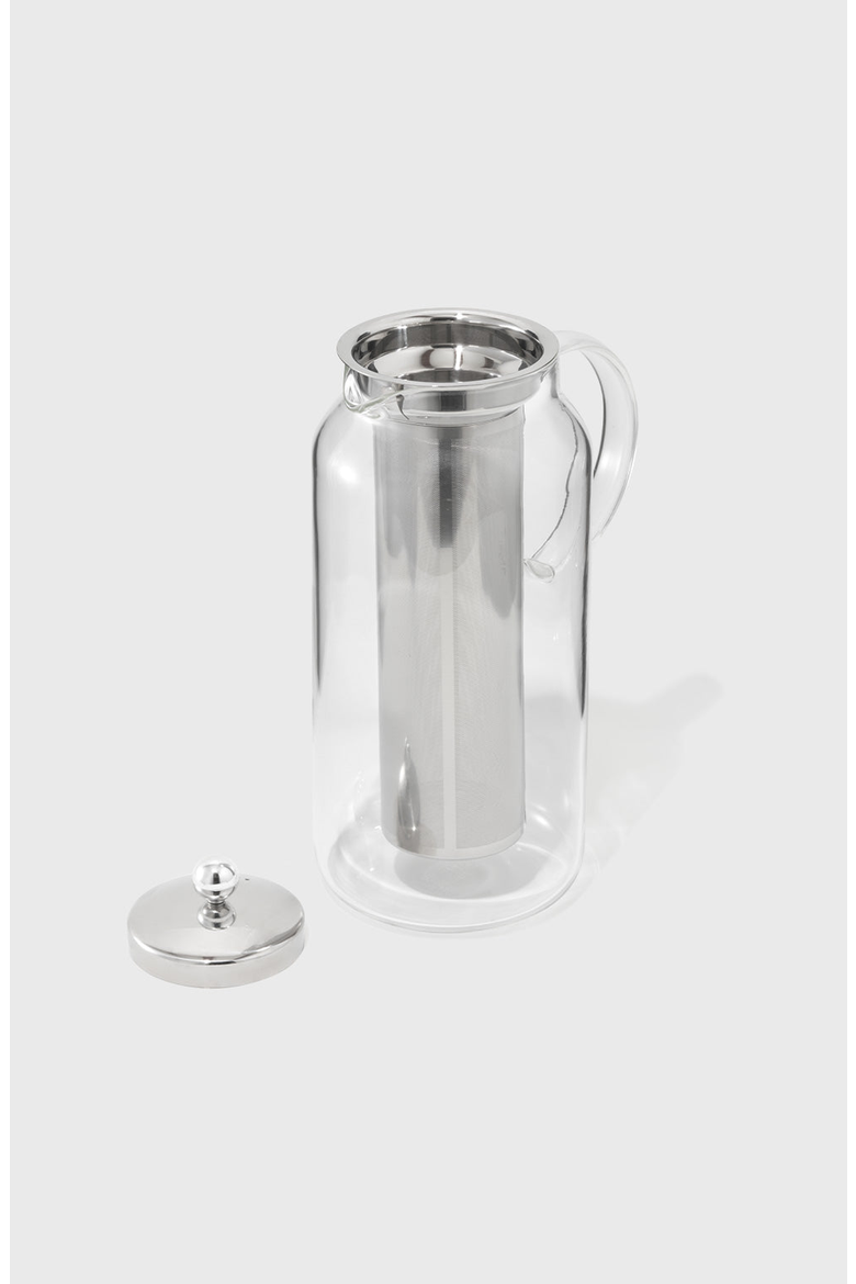 Tea & Water Glass Pitcher with Infuser, Alternate, color, Clear Glass